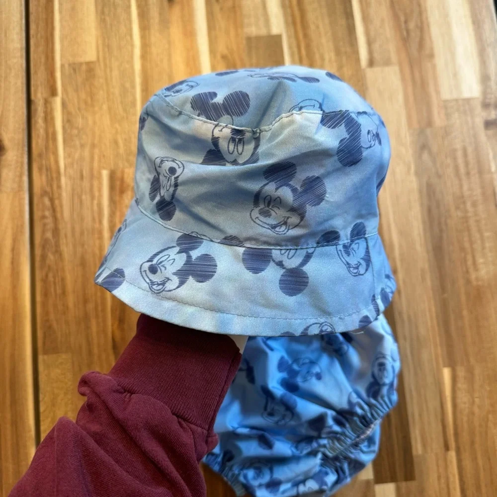 Disney Mickey Mouse Baby Swim Diaper and Bucket Hat Set‎ Blue 18M
